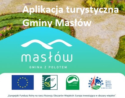 Logo Aplikacja turystyczna Gminy Masłów